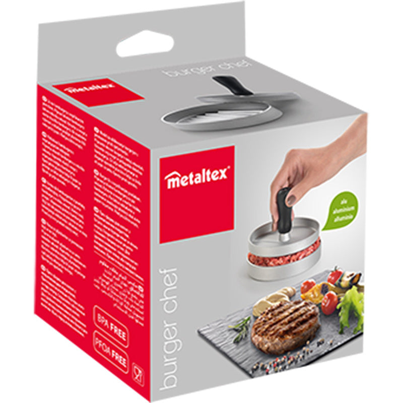 Metaltex kitchen helpers hamburger press 11.5 cm steel