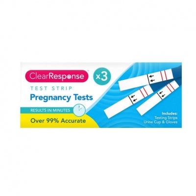 CLEAR RESPONSE PREGNANCY TESTING KIT 3PK