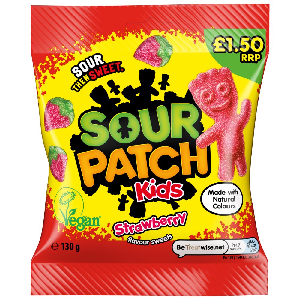 Sour Patch Kids Strawberry Flavour Sweets 130g