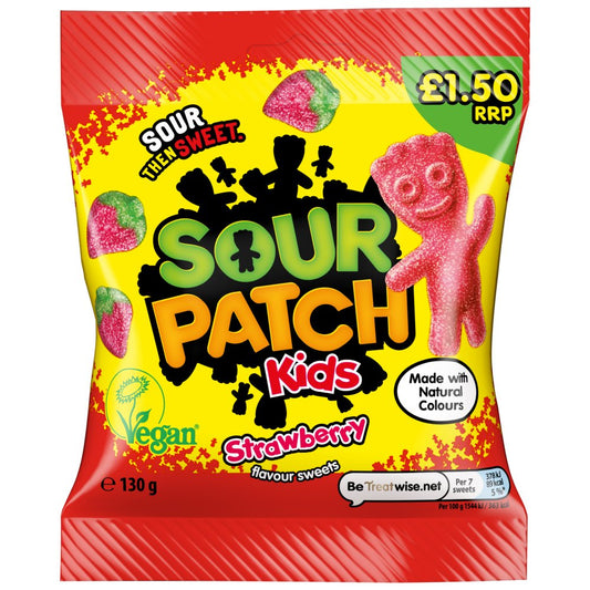Sour Patch Kids Strawberry Flavour Sweets 130g