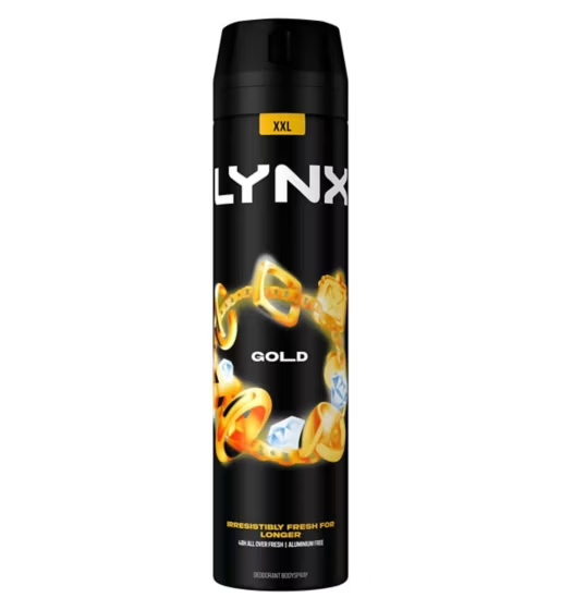 Lynx Body Spray 200ml Gold