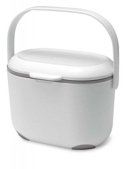 Addis 515631 Composteur de cuisine 2,5 litres, blanc/gris - 1588