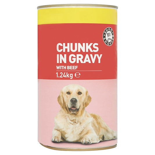 CHUNKS IN GRAVY WITH BEEF 1.24kg