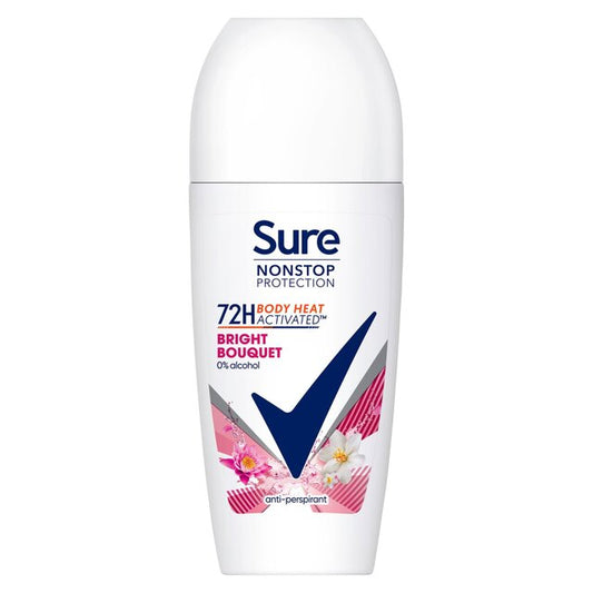 Sure Roll-on anti-transpirant Non-Stop 50 ml Bright Bouquet