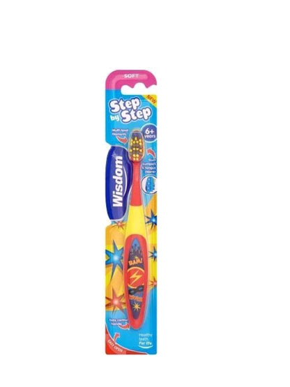 Wisdom Step By Step 6+ Years Toothbrush (Design and Color May Vary)