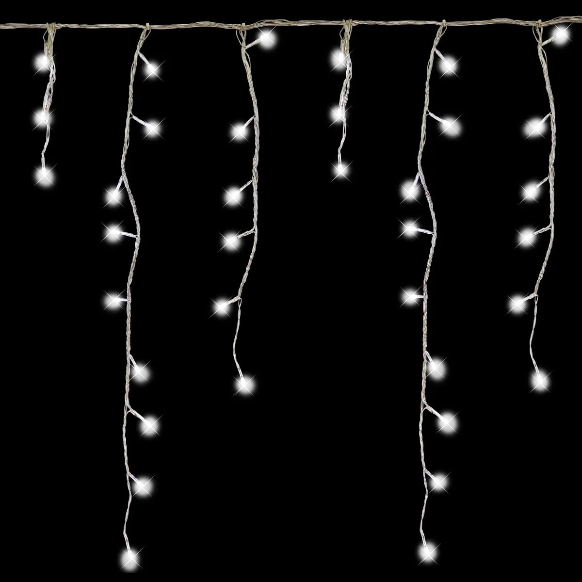 Christmas Workshop 8.5m 360 LED Icicle Chaser Lights - White