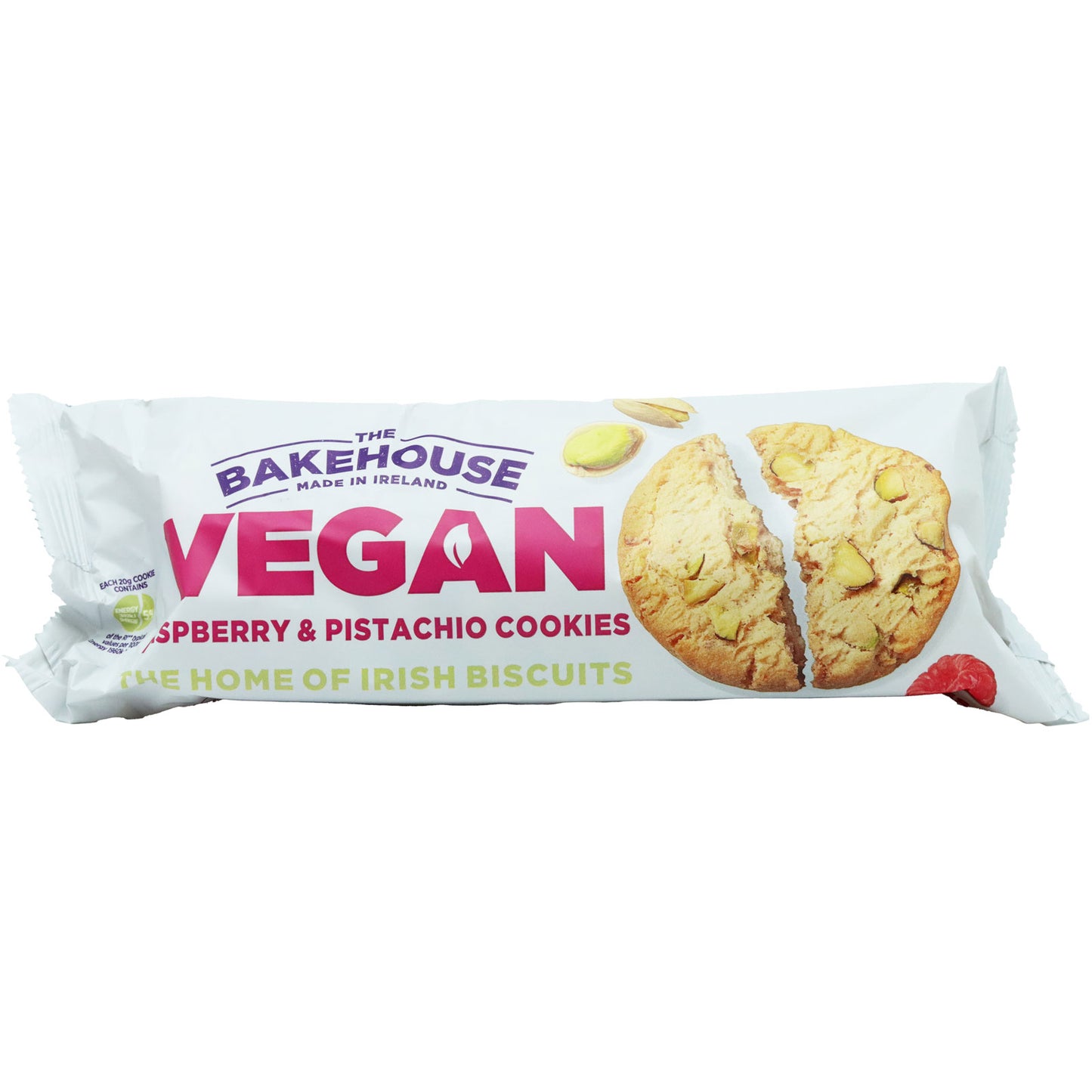 BAKEHOUSE VEGAN RASP & PISTACHIO COOKIES 220g