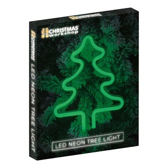 Christmas Workshop Christmas Tree LED Neon Hanging Sign Light