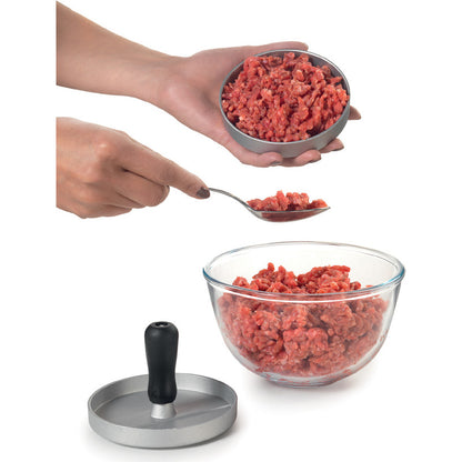 Metaltex kitchen helpers hamburger press 11.5 cm steel