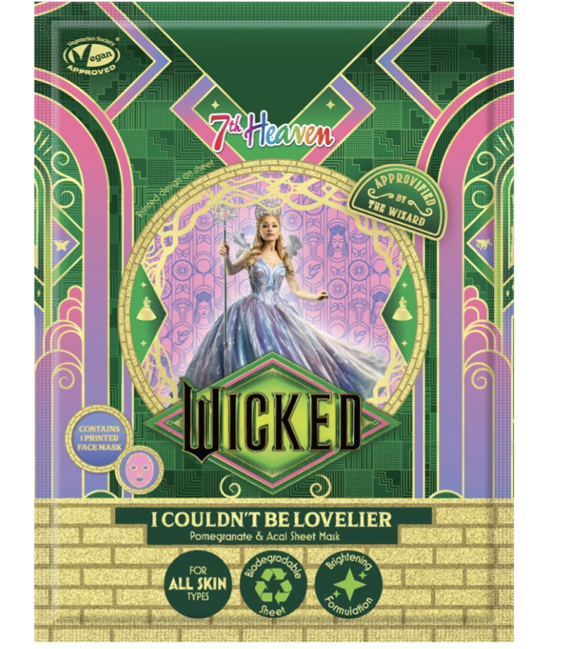 WICKED GLINDA POMEGRANATE & ACAI SHEET FACE MASK