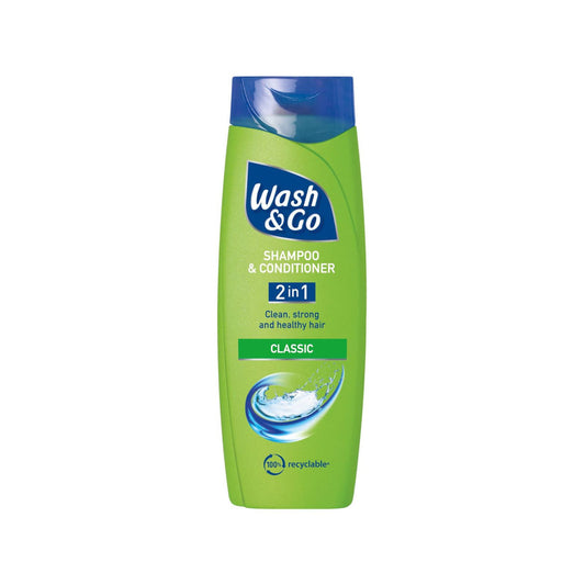 Shampooing 2 en 1 Wash & Go Classic 400 ml