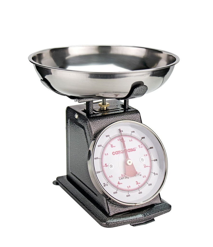 Casa Traditional Mechanical Kitchen Scale Grey