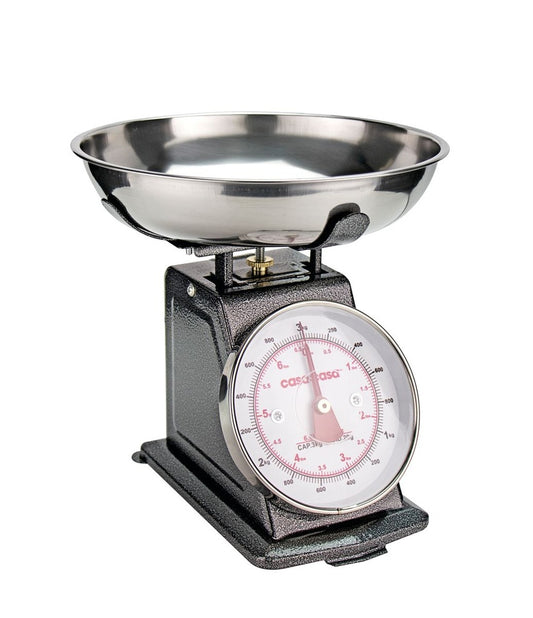 Casa Traditional Mechanical Kitchen Scale Grey