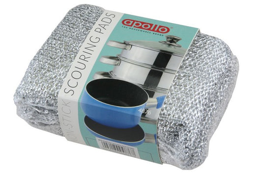 Tampons à récurer antiadhésifs APOLLO 3 pièces - 4876