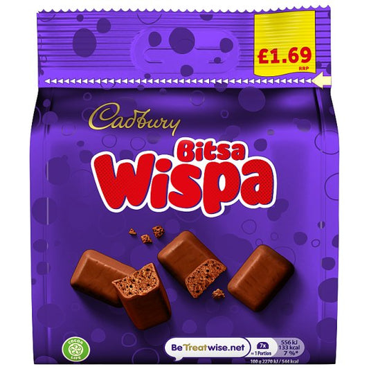 Cadbury Bitsa Wispa PM 1,69 £ 85g