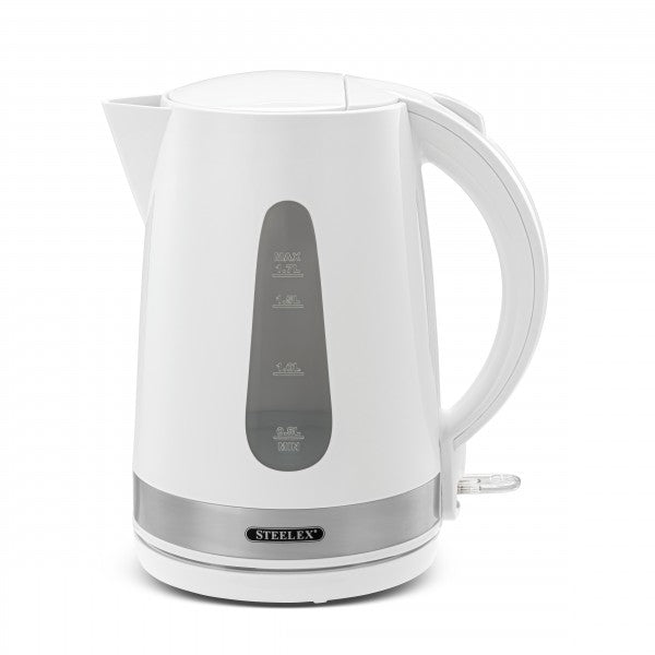 1.7Lt 360 White Kettle (3Kw) Steelex