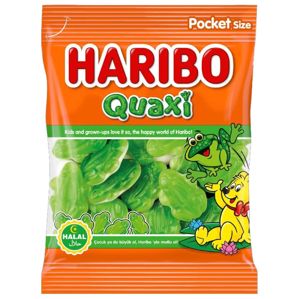 Haribo Quaxi Gommes gélifiées en forme de grenouille 100g