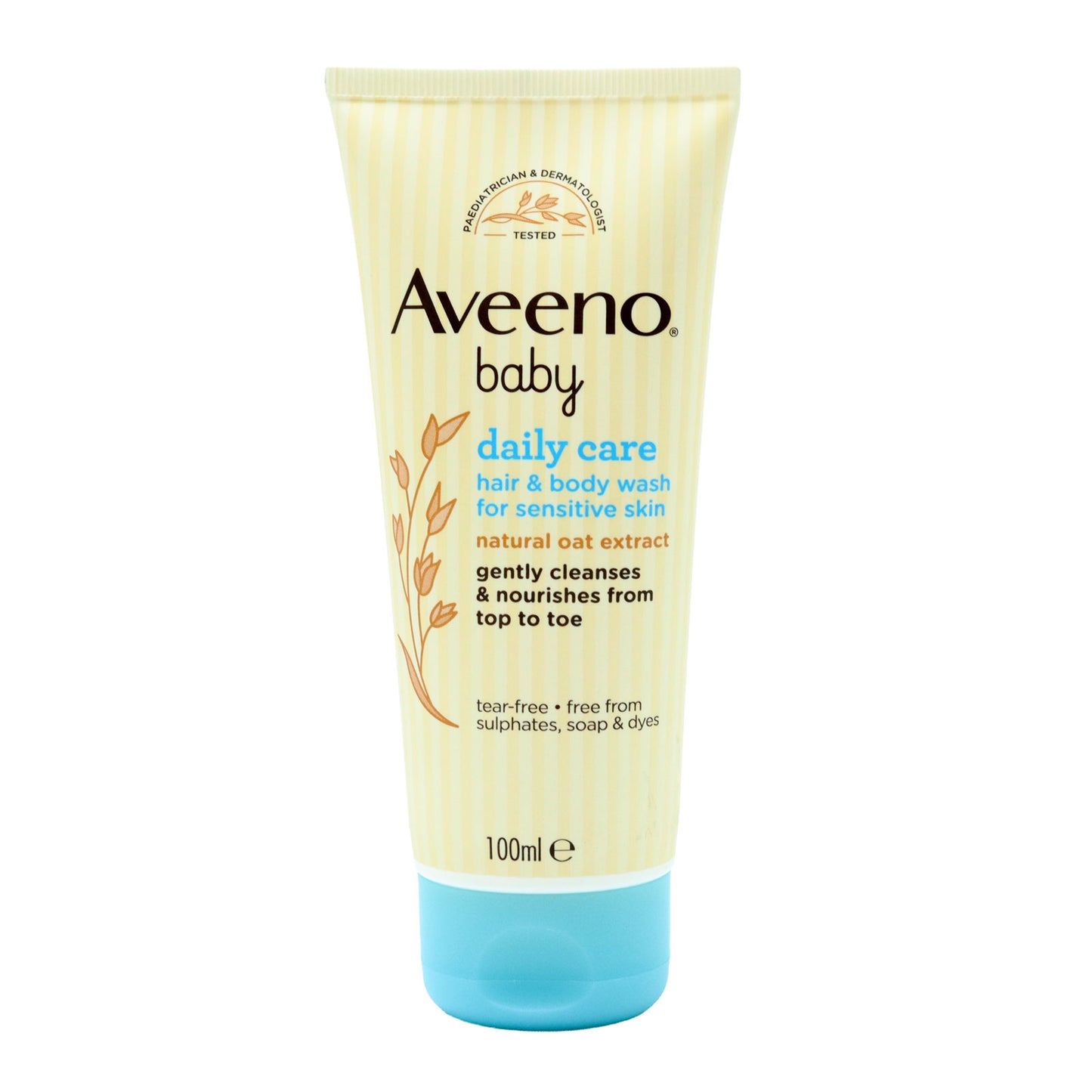 AVEENO BABY HAIR & BODYWASH DAILY CARE TUBE 100ml