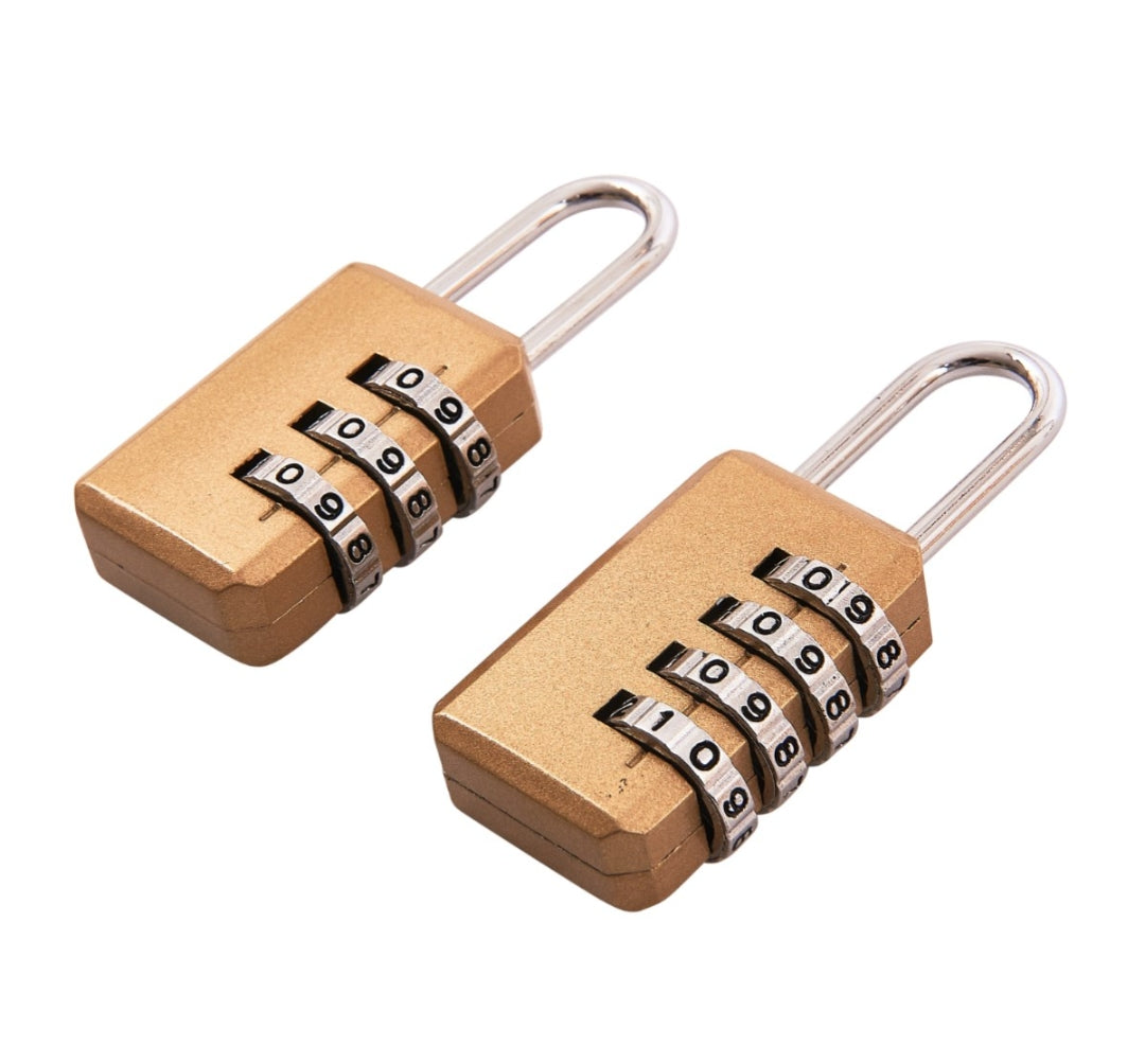Amtech 2 Piece combination padlock set