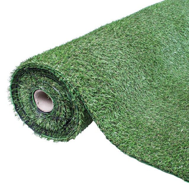 30mm 4mx1m Artificial Grass - Dark Green