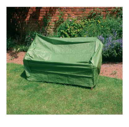 Housse de banc 3 places Kingfisher Large Vert Meuble de jardin imperméable