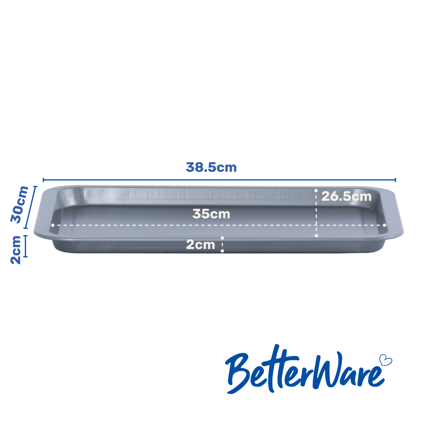 Betterware Essentials Plateau de cuisson 0,29 38,5 cm