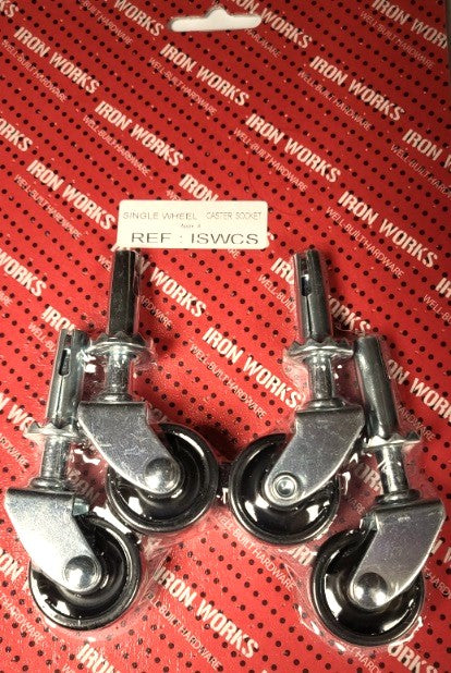 Single Wheel Castor Socket Type (4 Pcs)