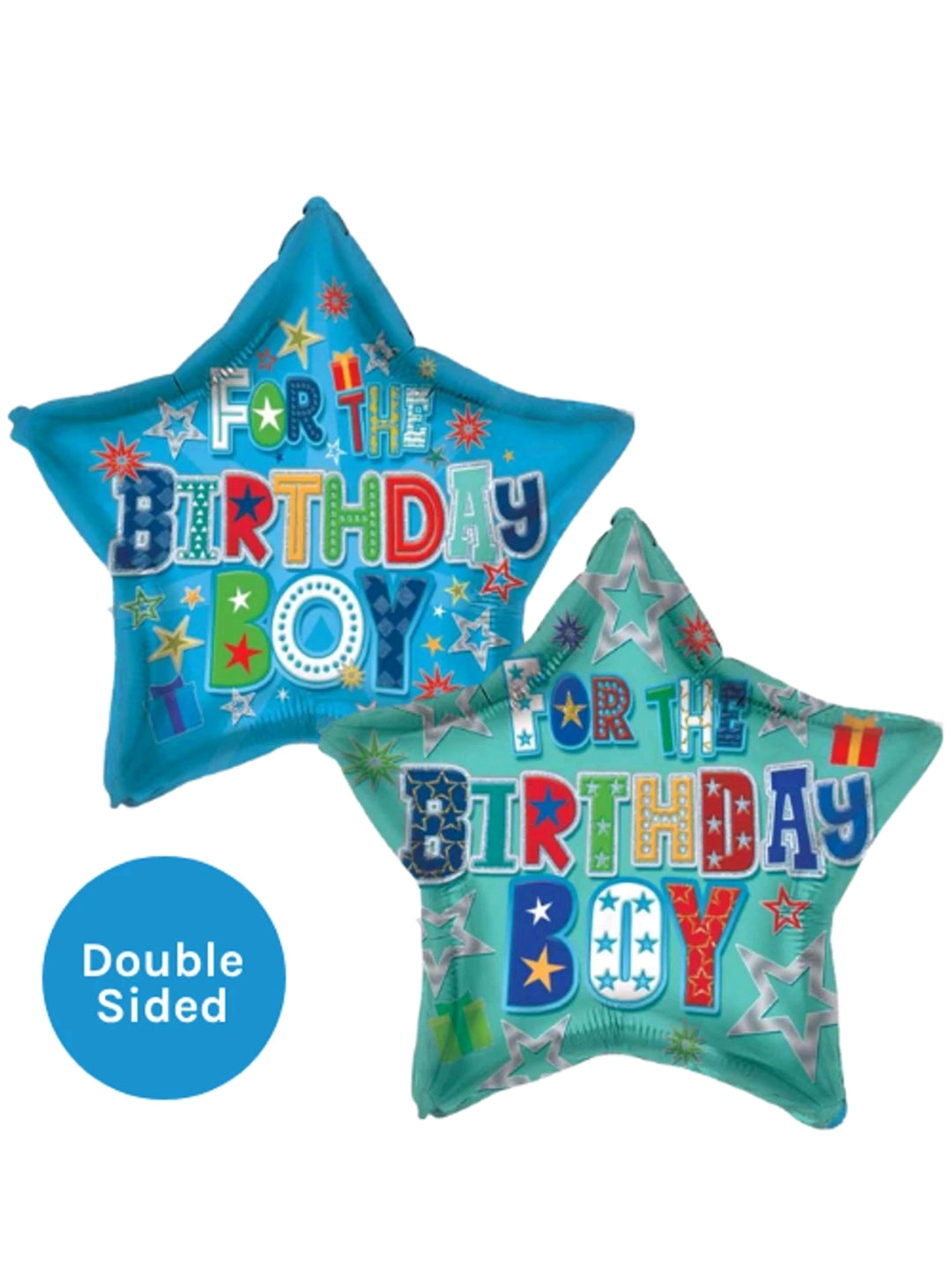 Birthday Boy 19" Star Shaped Foil Balloon