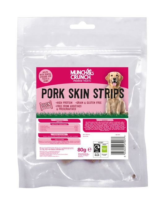 Much & Crunch Pork Skin Strips - 80g