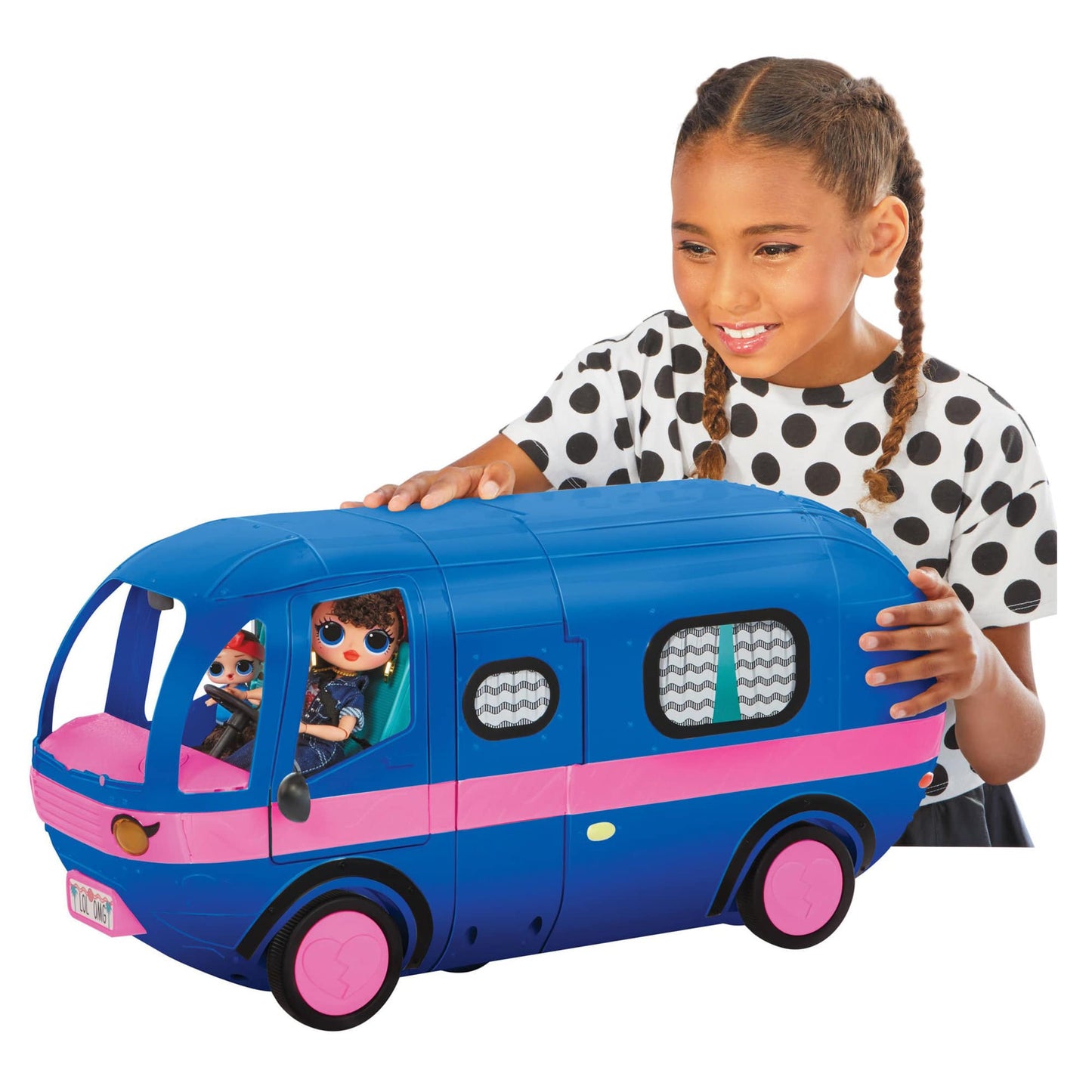 LOL Surprise 4-en-1 Glamper Véhicule de camping mode BLEU ÉLECTRIQUE