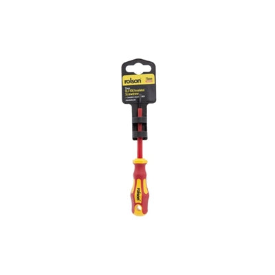 ROLSON SLOTTED VDE SCREWDRIVER 3X75MM