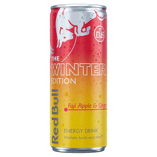 Boisson Énergisante Red Bull Édition Hiver Pomme Fuji & Gingembre Pm £1.65 250ml