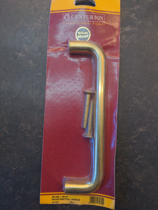 Centurian PB225x Poignée de tirage en barre ronde 19mm Laiton massif
