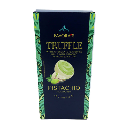 Favora's Truffle White Choco Pistachio 100g