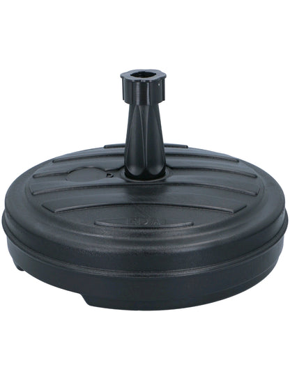 Parasol Base - Plastic - For Standard Parasol - Fillable with Water or Sand - Ø 45 cm - Round