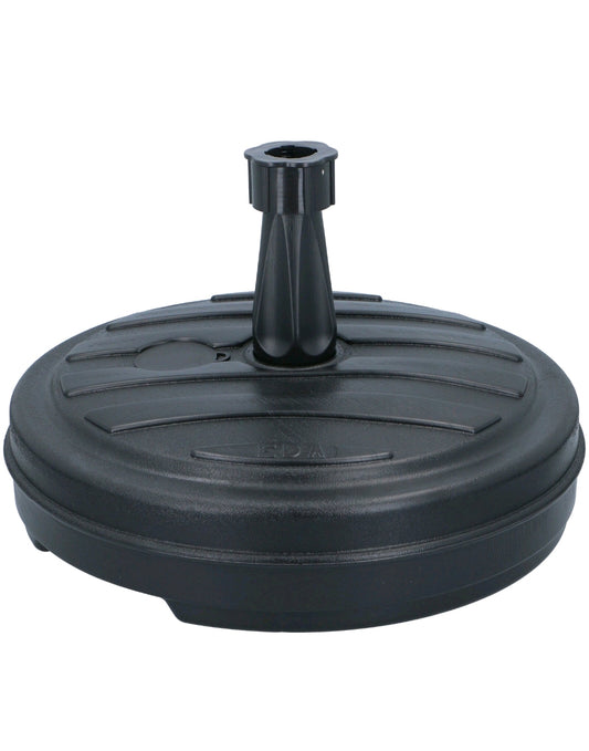 Parasol Base - Plastic - For Standard Parasol - Fillable with Water or Sand - Ø 45 cm - Round