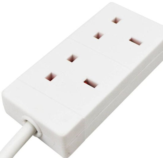 MULTIPRISE 1 VOIE EXTRA STAR BLANCHE 13A/250V 2m