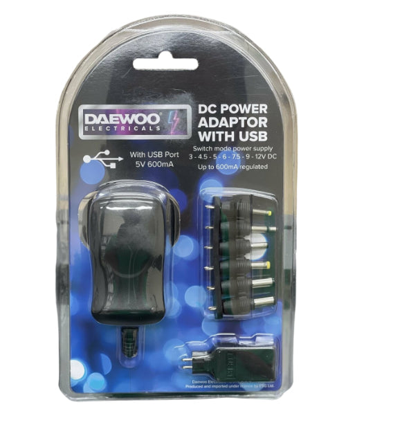 Adaptateur DAEWOO 600 mA avec port USB