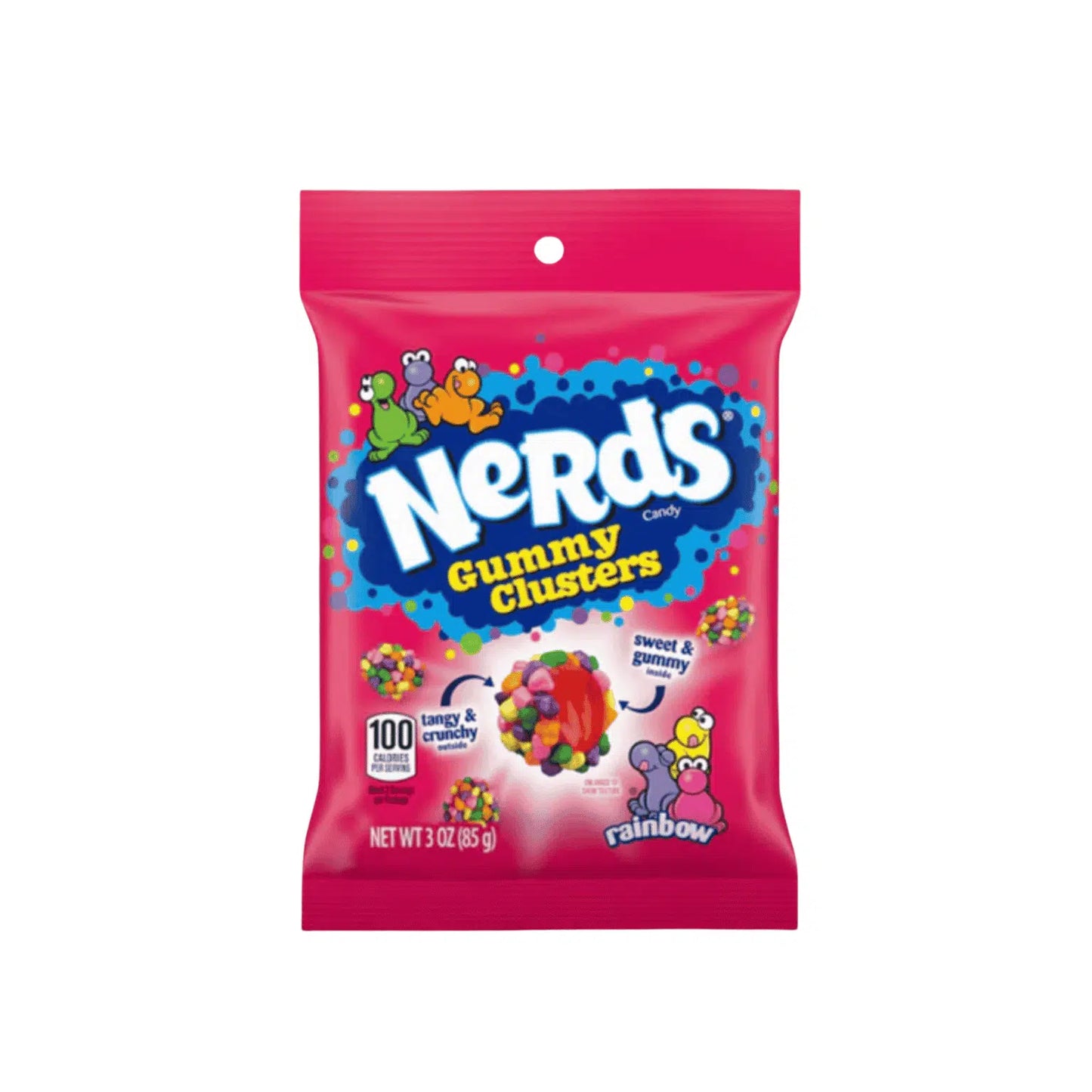 Nerds Gummy Clusters Rainbow Sachet Économique 85g