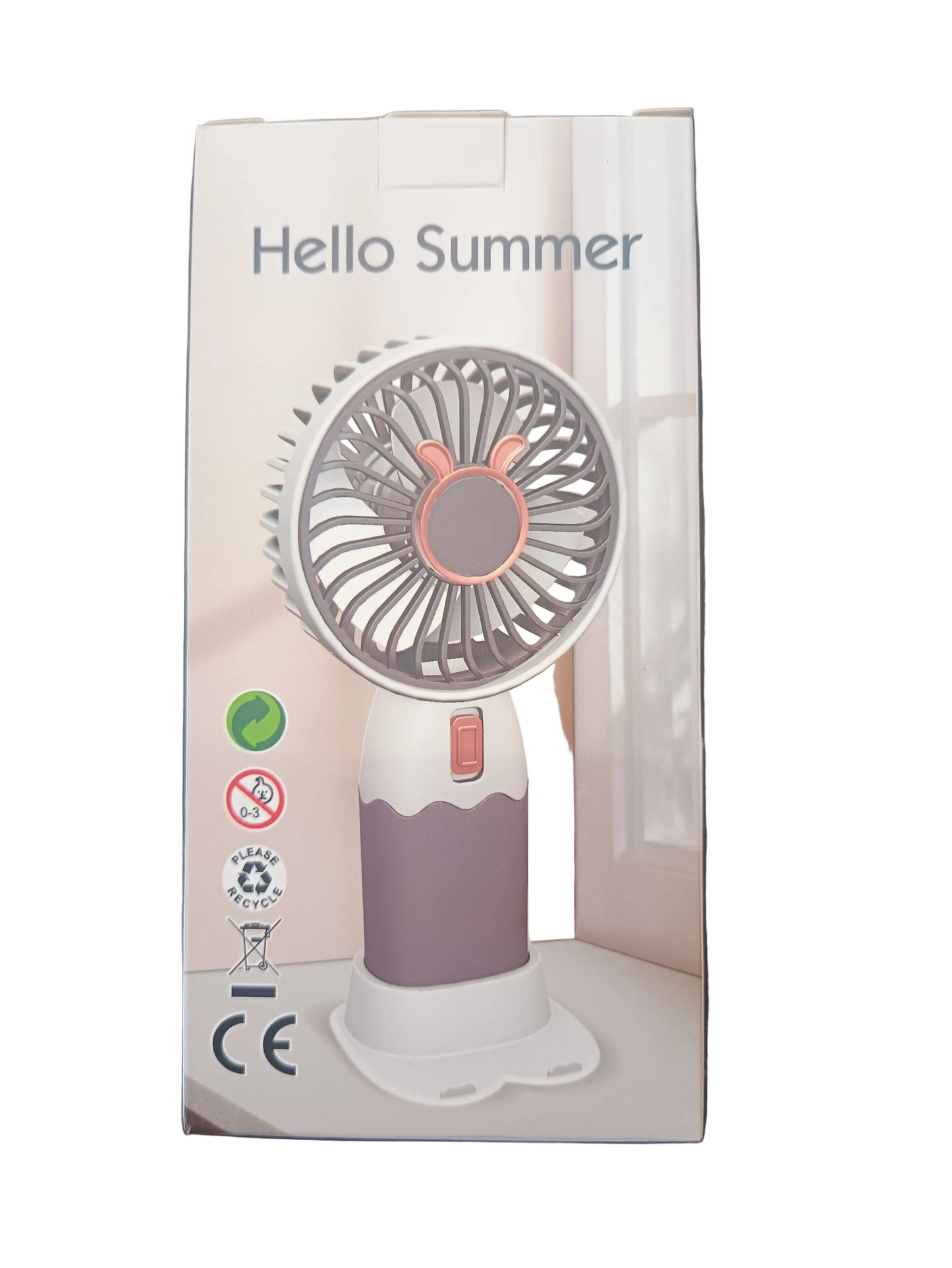 Hello Summer Rechargeable USB Handheld Fan