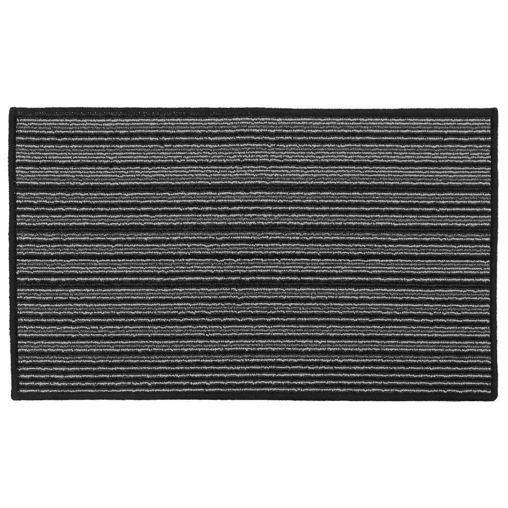 Jvl Arona Indoor Washable Mat 50x80cm Black, Brown