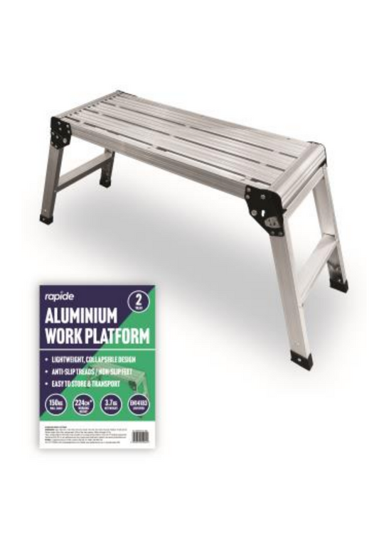 ALUMINIUM WIDE HOP-UP WORK PLATFORM