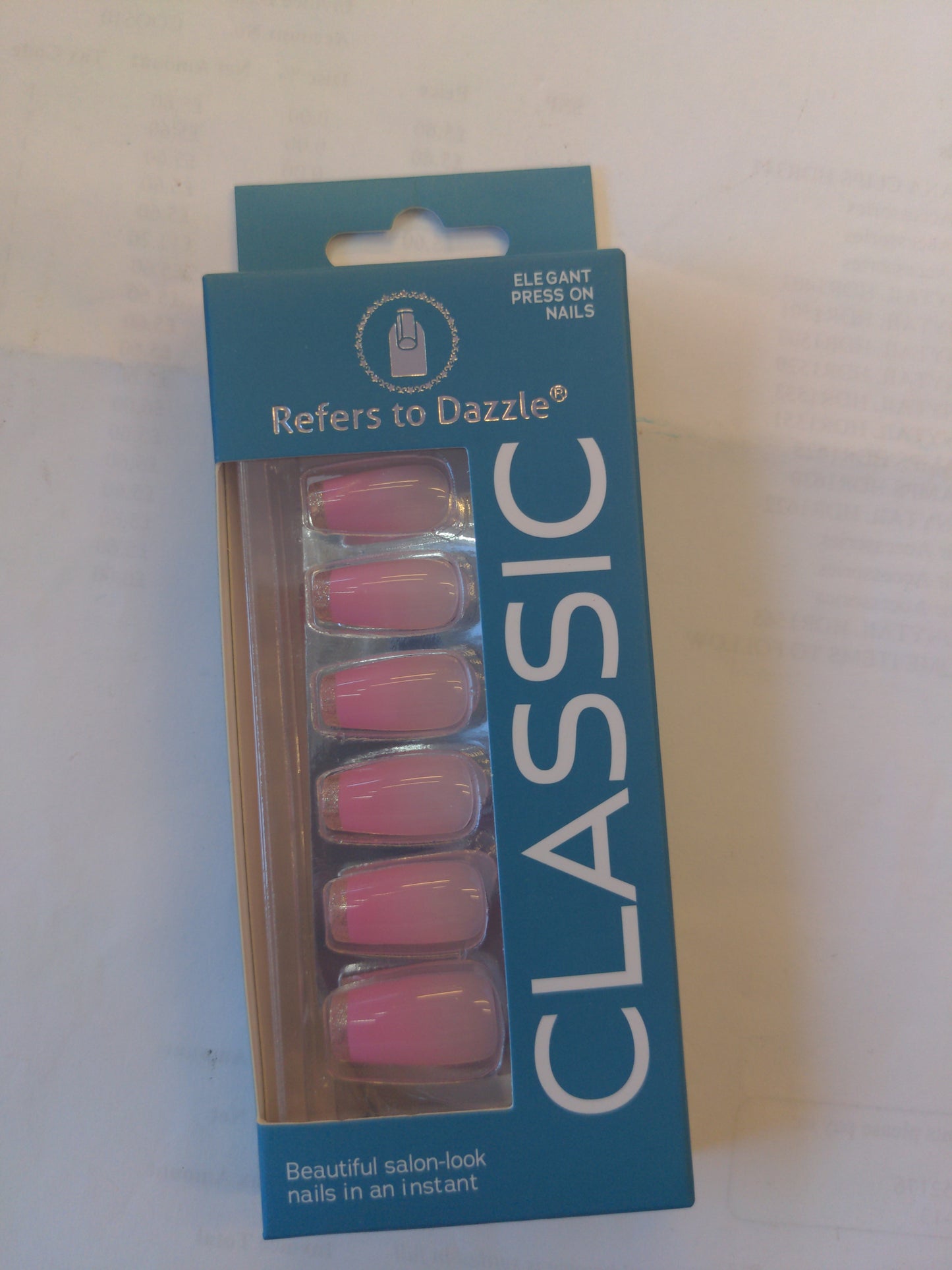 Faux ongles à presser