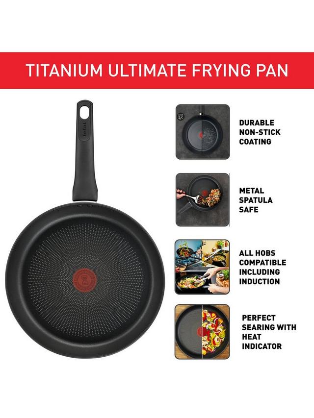 Titanium Ultimate Aluminium Non-Stick Frying Pan, 30cm
