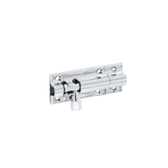 Securit Chrome Door Bolt 1" Wide - 75mm
