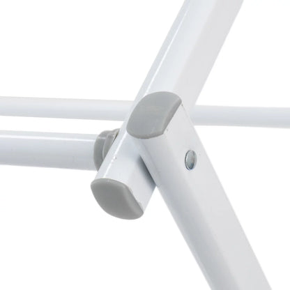JVL Extendable 3 Tier Concertina Clothes Airer, White