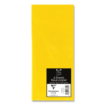 EUROWRAP TISSUE PAPER 6SHTS YELLOW