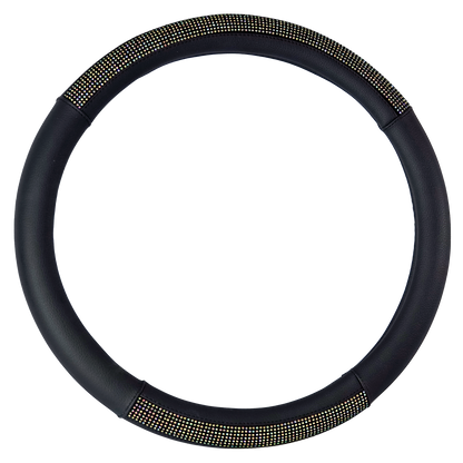 SIMPLY AUTO SWC BLACK WITH COLOURFUL GLITTER STEERING WHEEL COVER