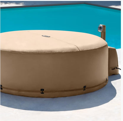 Intex Energy Efficient Spa Cover Pool Cover Spa Accessory Tub Protector Beige