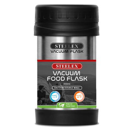 Steelex Stainless Steel Vacuum Food Flask 500ml